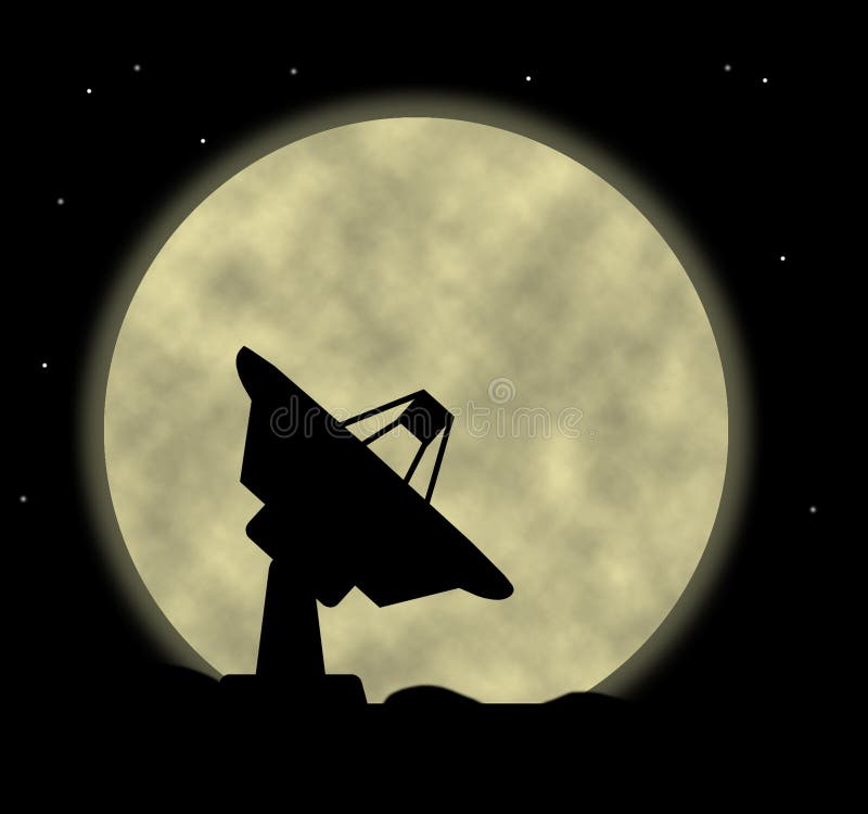 Naczynie satelity ilustracji
