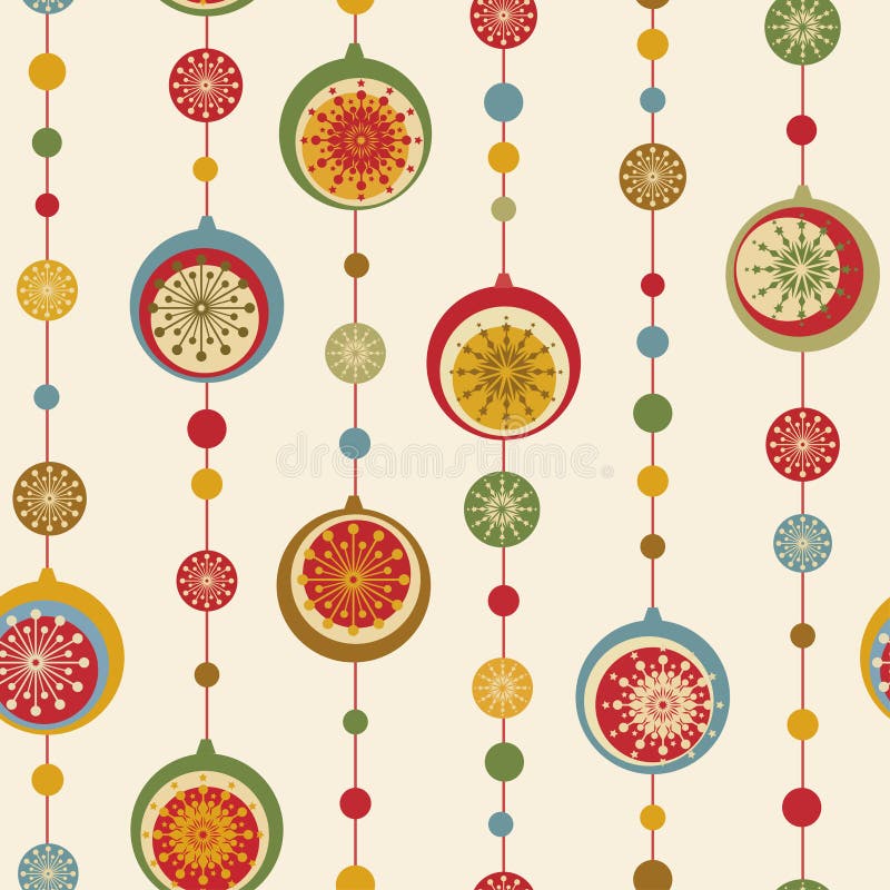 Nad van Kerstmis de naadloze achtergrond van het Nieuwjaar stock illustratie Nad van Kerstmis de naadloze achtergrond van het Nieuwjaar stock illustratie