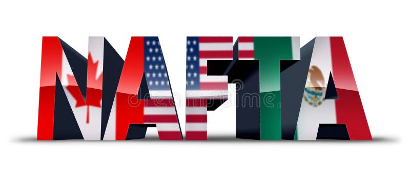 NAFTA stock illustration. Illustration of american, mexico - 25695290