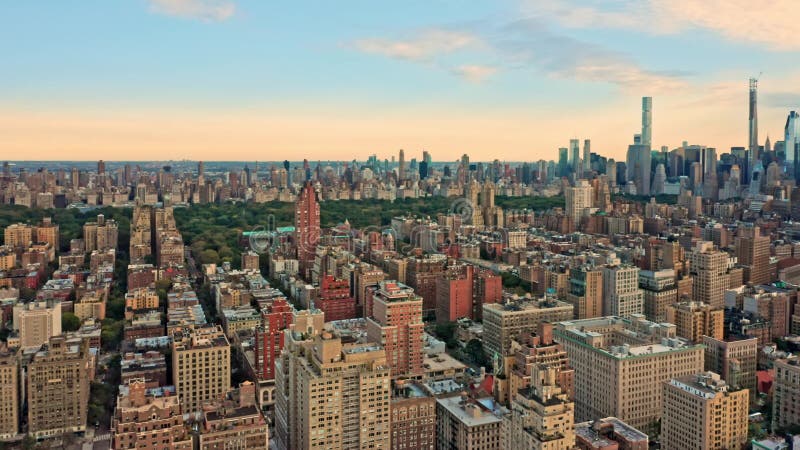 Nagranie lotnicze z dronem w Nowym Jorku