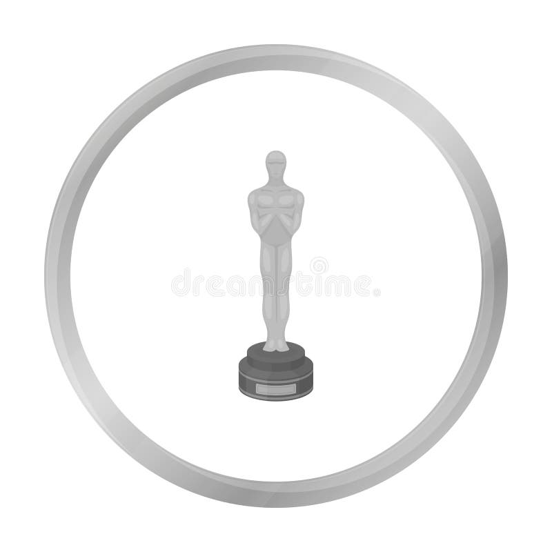 Nagrody filmowa ikona w monochromu stylu odizolowywającym na białym tle Filmy i kinowa symbolu zapasu wektoru ilustracja ilustracji Nagrody filmowa ikona w monochromu stylu odizolowywającym na białym tle Filmy i kinowa symbolu zapasu wektoru ilustracja ilustracji