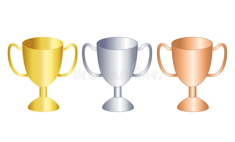 Nagrody trofeum ilustracji