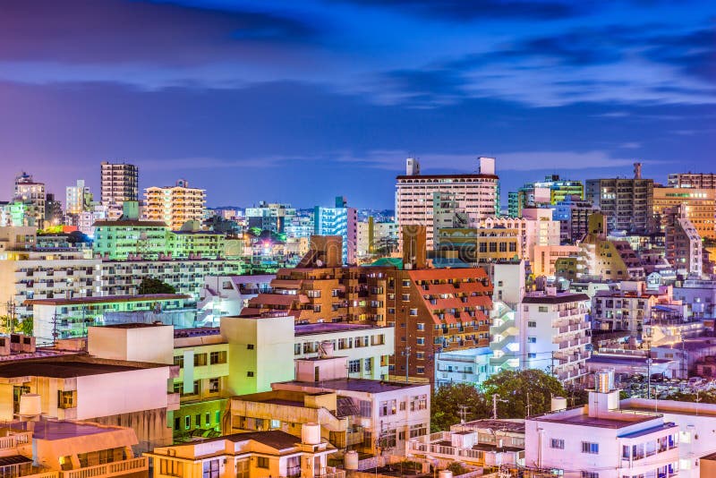 Naha, Okinawa, Japan Skyline Stock Photo Image of aerial