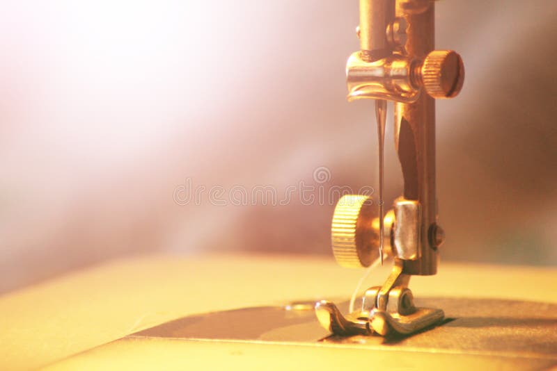 Nahaufnahmedetail der Nähmaschine stockfotos Nahaufnahmedetail der Nähmaschine stockfotos