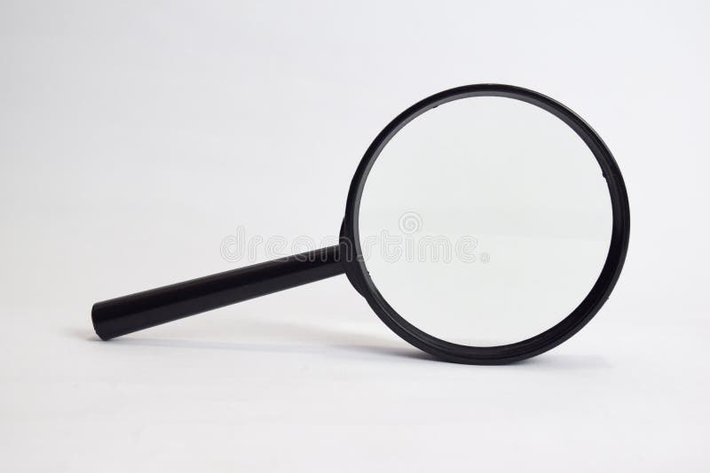 Nahe hohe Lupenlupe lokalisiert auf weißem Hintergrund stockbilder Nahe hohe Lupenlupe lokalisiert auf weißem Hintergrund stockbilder