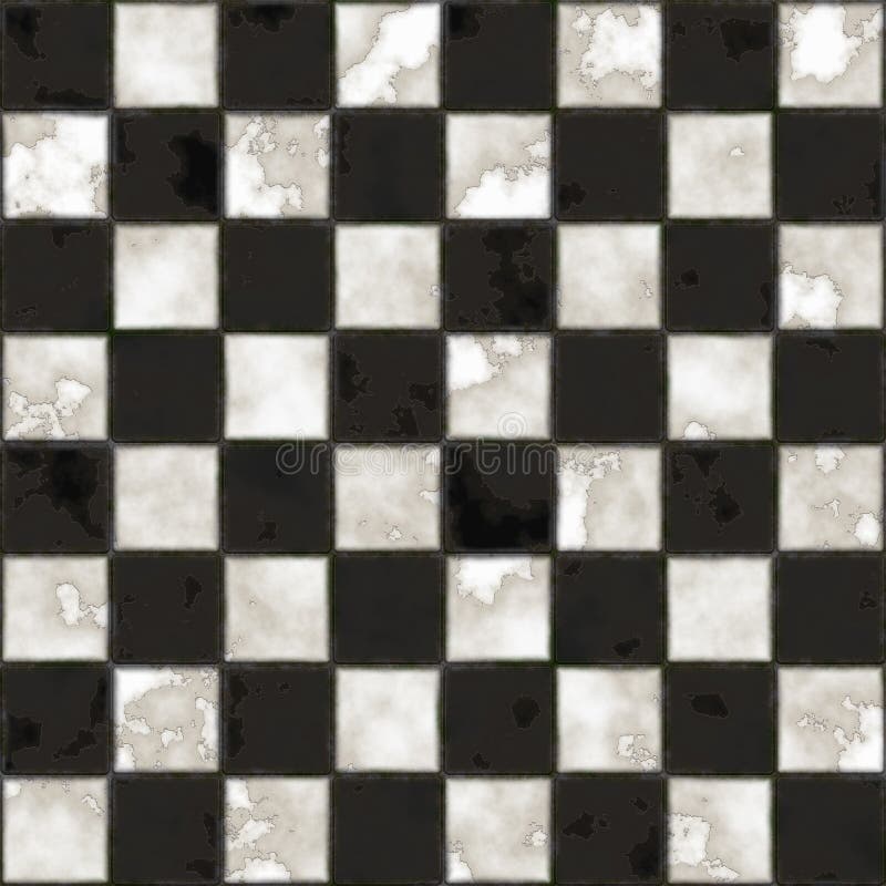 Seamless black and white checkered tiles texture. Seamless black and white checkered tiles texture