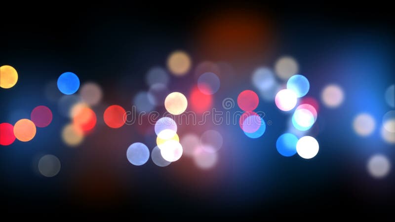 Nahtlose Hintergrundanimation Bokeh auf Schwarzem Bunte unscharfe helle Blinklichter 4K ultra HD 3840x2160 stock video
