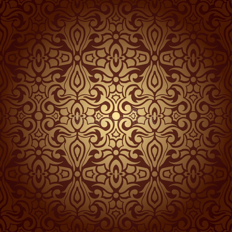 Nahtlose Zusammenfassung blüht barocken Hintergrund vektor abbildung Nahtlose Zusammenfassung blüht barocken Hintergrund vektor abbildung