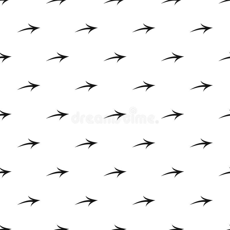 Nahtloser Einfacher Vektor Des Pfeilmusters Vektor Abbildung