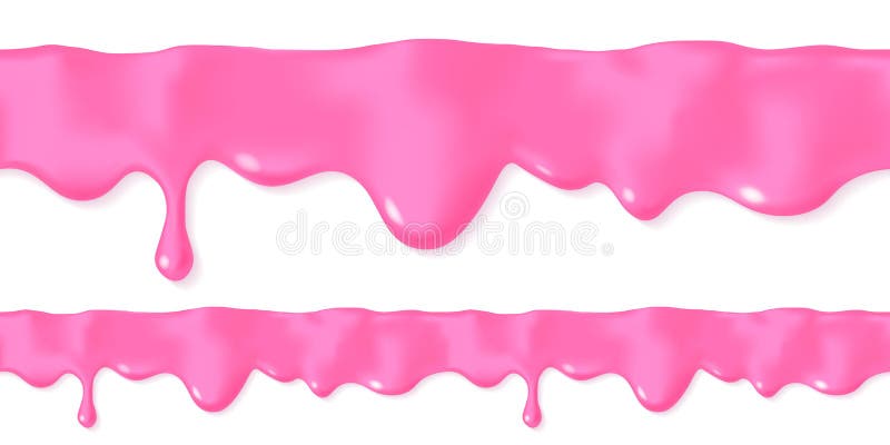 Nahtloses Bratenfett schmolz rosa Zuckerglasur