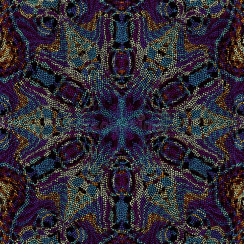 Nahtloses Hintergrundmuster Gelegentliches Mosaikkunst-Fliesenmuster stock abbildung Nahtloses Hintergrundmuster Gelegentliches Mosaikkunst-Fliesenmuster stock abbildung