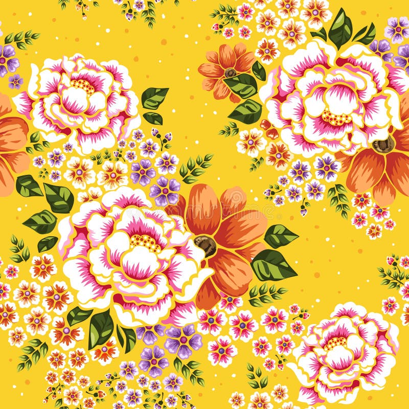 Nahtloses mit Blumenmuster vektor abbildung