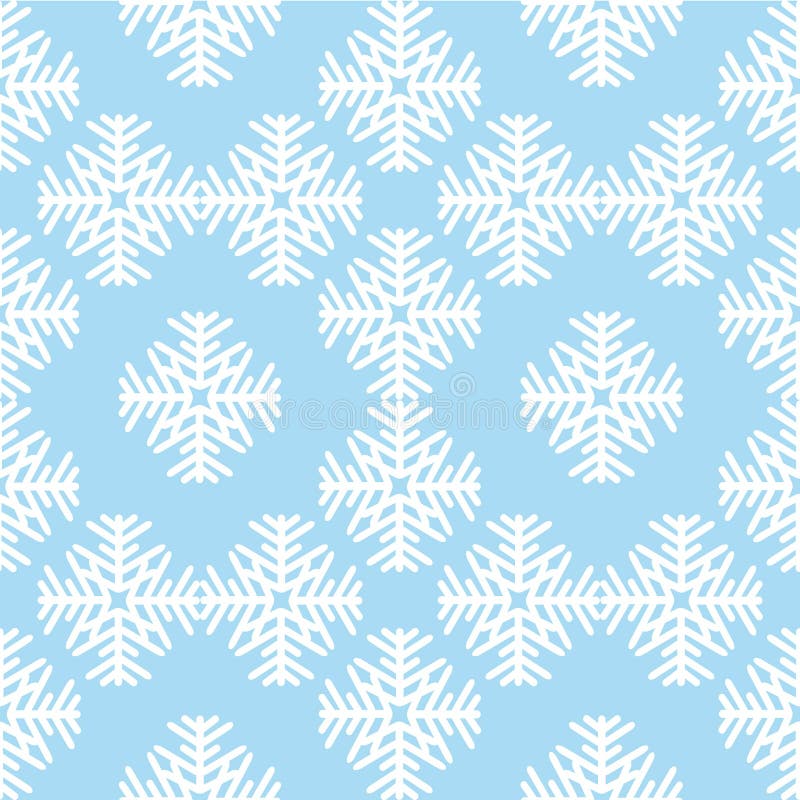 Seamless pattern with white snowflakes. Seamless pattern with white snowflakes