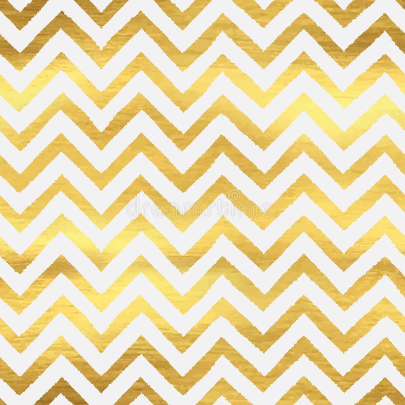 Nahtloses Muster des geometrischen goldenen Sparrens stock abbildung Nahtloses Muster des geometrischen goldenen Sparrens stock abbildung
