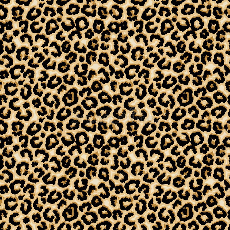 Nahtloses Muster des Leoparden stockbild