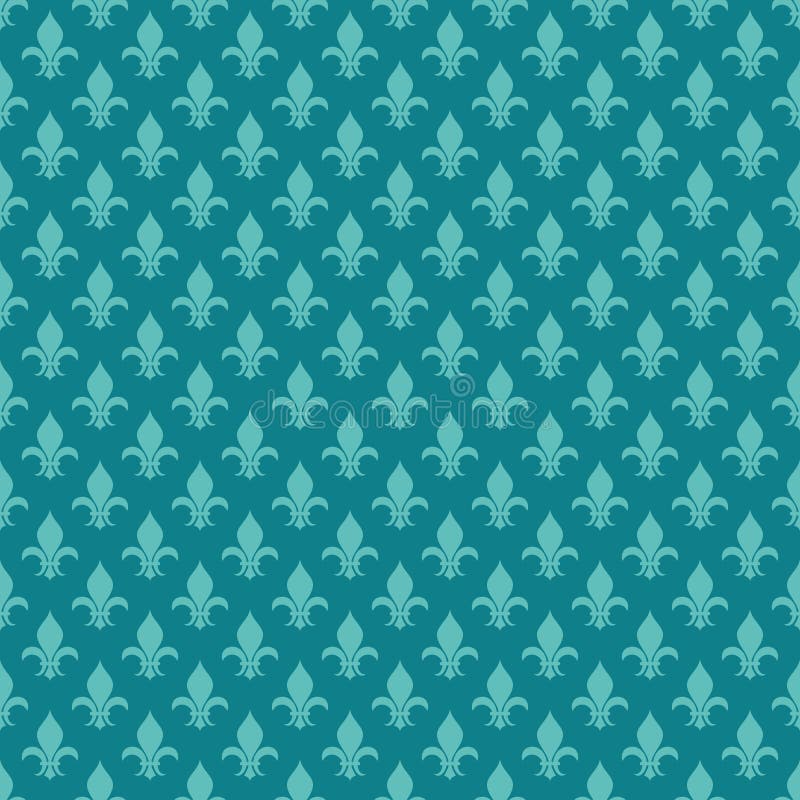 Nahtloses Muster Vektors Knickentenfleur de Lis lizenzfreie abbildung Nahtloses Muster Vektors Knickentenfleur de Lis lizenzfreie abbildung