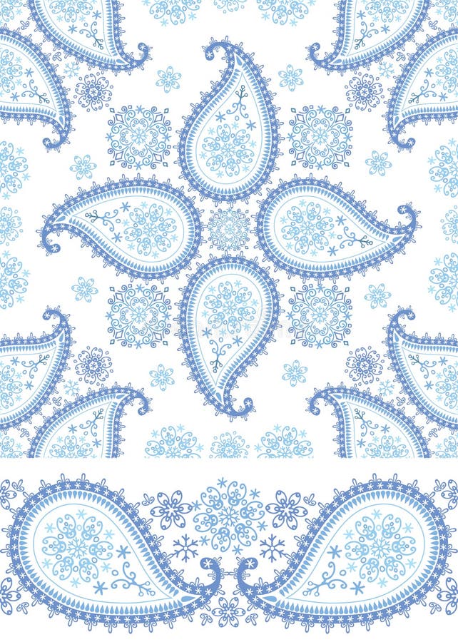 Turkish cucumbers with Snowflakes.Seamless pattern and seamless border for fabrics, Wallpaper, backdrop,background.Oriental motif with winter decor. Vector illustration. Turkish cucumbers with Snowflakes.Seamless pattern and seamless border for fabrics, Wallpaper, backdrop,background.Oriental motif with winter decor. Vector illustration.