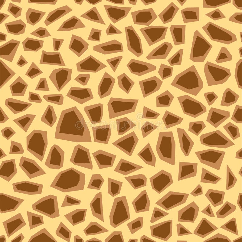 Nahtloses Tiermuster Nachgemachter Druck der Haut der Giraffe Brown-Stellen auf beige Hintergrund vektor abbildung Nahtloses Tiermuster Nachgemachter Druck der Haut der Giraffe Brown-Stellen auf beige Hintergrund vektor abbildung