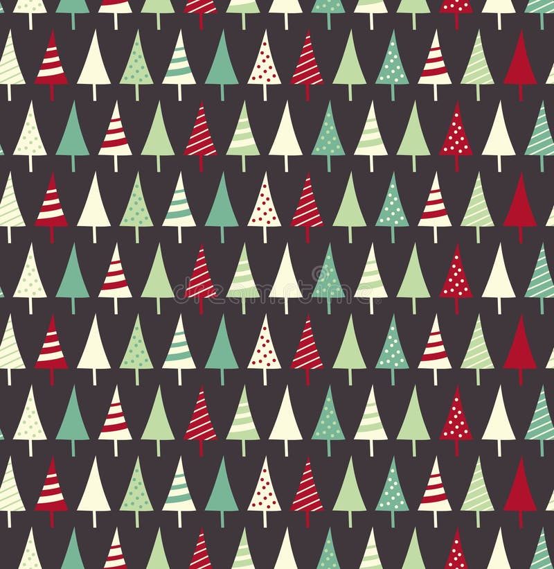 Nahtloses Weihnachtsmuster vektor abbildung Nahtloses Weihnachtsmuster vektor abbildung