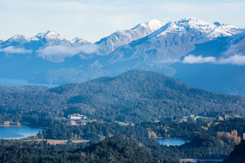 Nahuel Huapi See, Patagonia, Argentinien Stockbild - Bild von wald