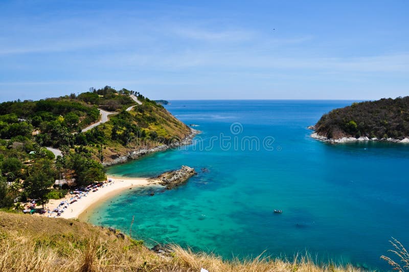 Nai-han Beach Phuket Thailand on April 2010 royalty free stock photo Nai-han Beach Phuket Thailand on April 2010 royalty free stock photo