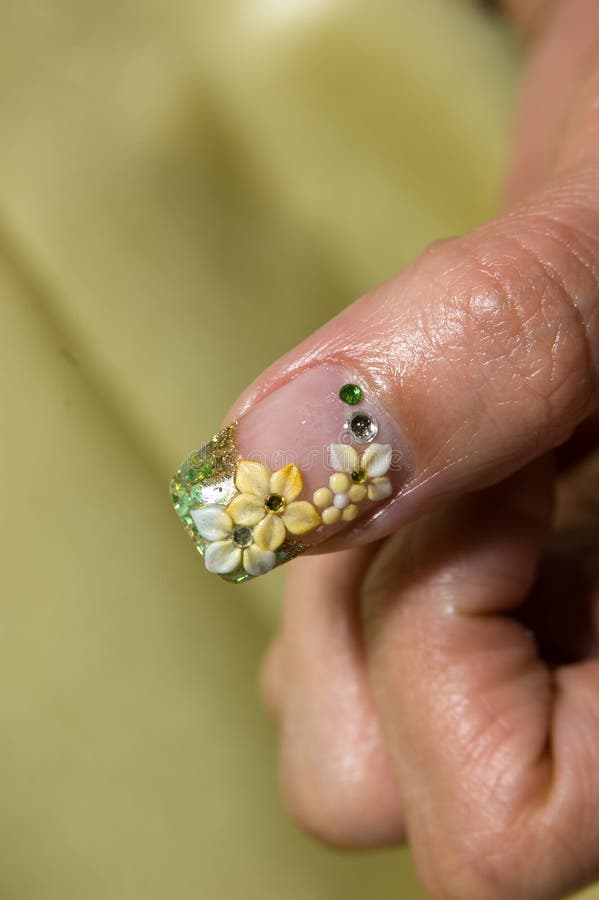 Nail Art stock photo. Image of crystal, saloon, manicure 1820994