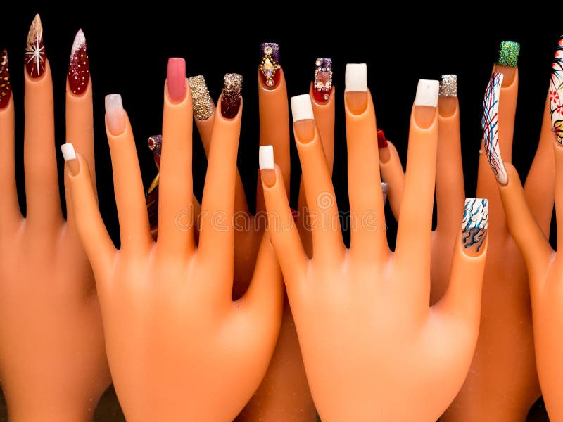 Nail Art stock photo. Image of mannequin, glamour, glamorous - 34078536