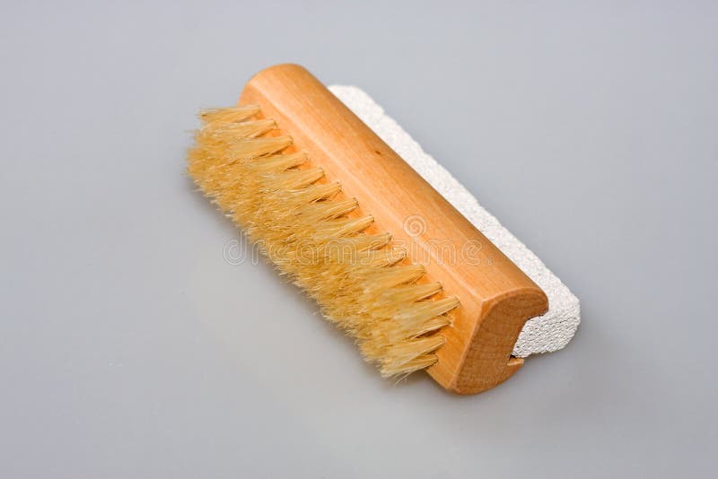 Nail Brush and Pumice Stone Stock Image Image of isolated, scrub
