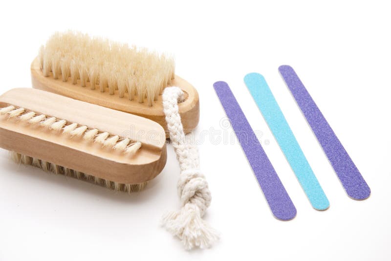 Hand with brush painting stock image. Image of aqurell 23404757