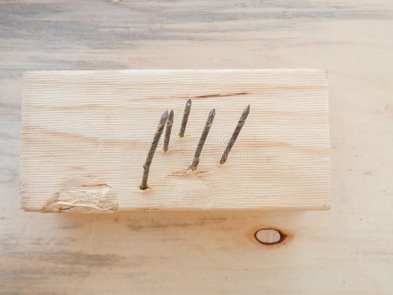 Nail and plywood stock image. Image of nail, improvement 69209357