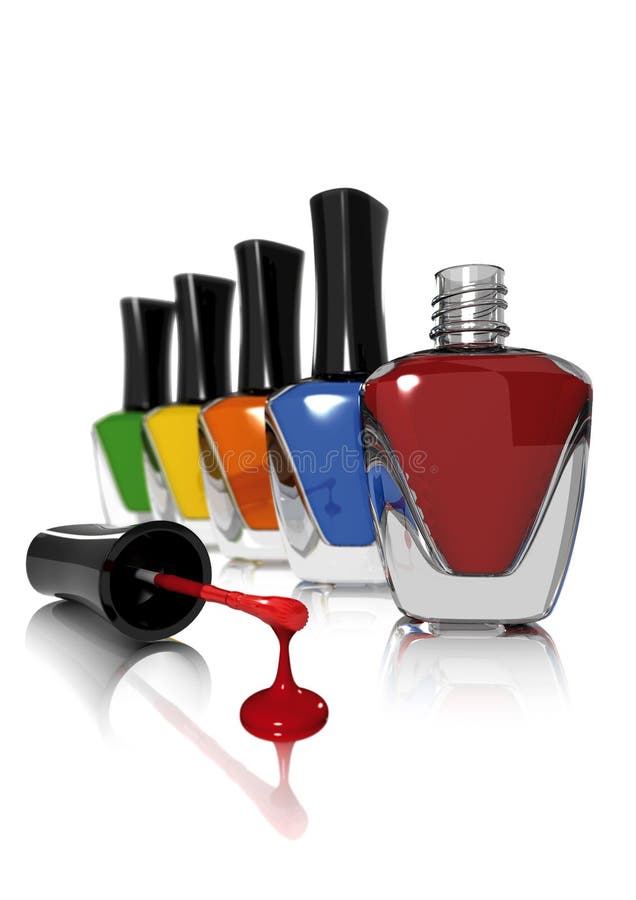 Nail Polish Dripping From Brush Into Bottle On White Background Stock  Photo, Picture and Royalty Free Image. Image 175376949.