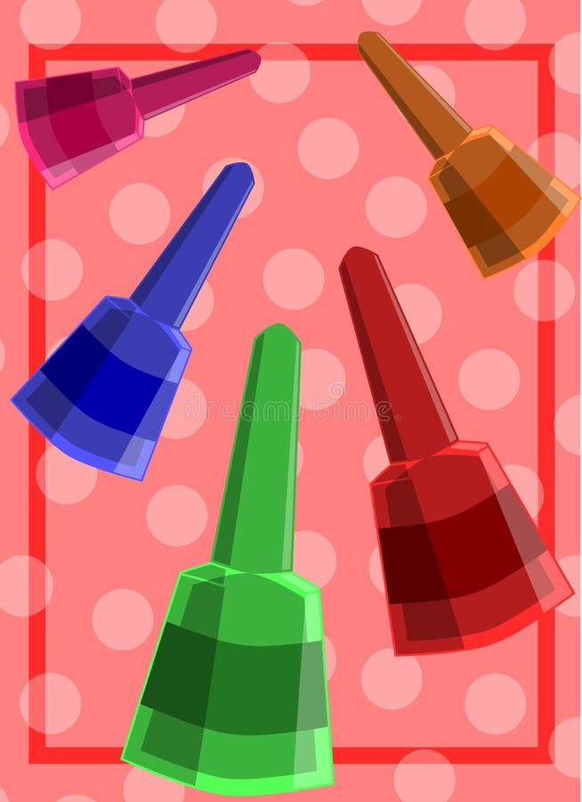 Nail polish stock illustration. Illustration of black 31506061