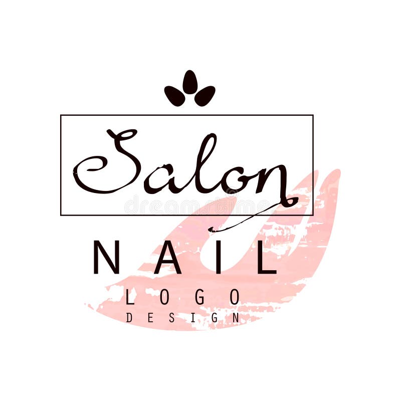 Nail Salon Logo Design Template For Nail Bar Beauty Studio