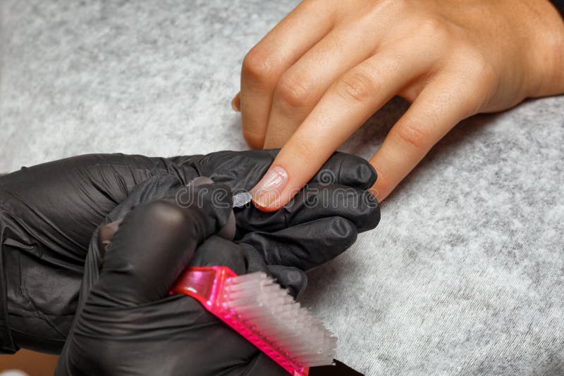 Nail Salon, Professional Care of Hands and Nails, Work with the Client