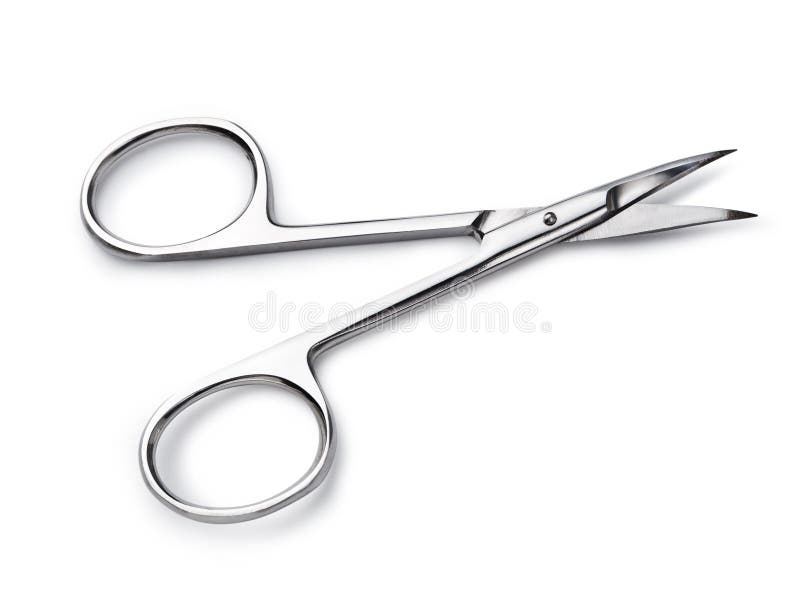 Nail Scissors. Scissors for a Maneur. Little Scissors. Rounded Blades  Scissors Stock Photo - Image of mates, maneur: 141121834