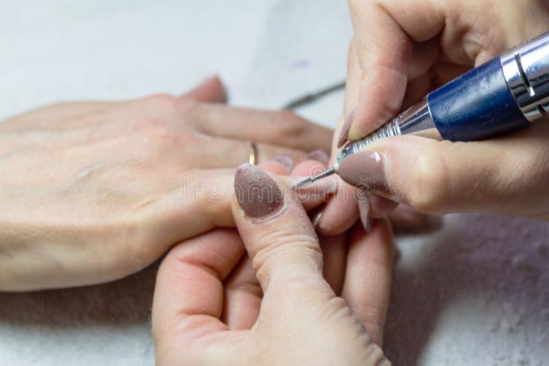 Nail Specialist in the Salon Stock Photo Image of health, fashion