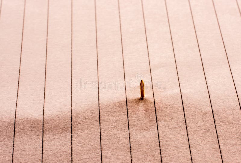 Nail Sticking Out of a Wooden Surface Stock Photo Image of copy