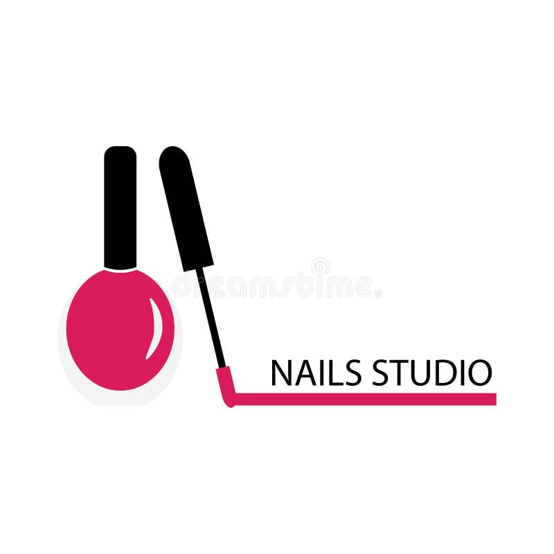 Nail Studio Icon Logo Vector Royalty Free SVG, Cliparts, Vectors, and Stock  Illustration. Image 200225315.