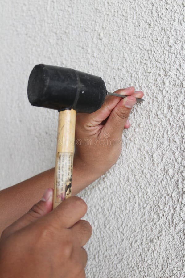 Nailing wall stock photo. Image of nail, nnailing, occupational 80899988