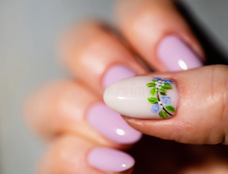 Nails Design. Hands with Bright Lilac and White Manicure with Spring Flowers. Close Up of Female Hands Stock Photo - Image of elegance, hands: 175467090 Nails Design. Hands with Bright Lilac and White Manicure with Spring Flowers. Close Up of Female Hands Stock Photo - Image of elegance, hands: 175467090