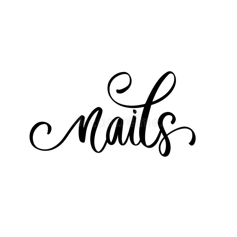 Nails - Hand Drawn Logo Design Template. Handwritten Lettering about Nails and Manicure Stock Vector - Illustration of colorful, model: 174850096 Nails - Hand Drawn Logo Design Template. Handwritten Lettering about Nails and Manicure Stock Vector - Illustration of colorful, model: 174850096