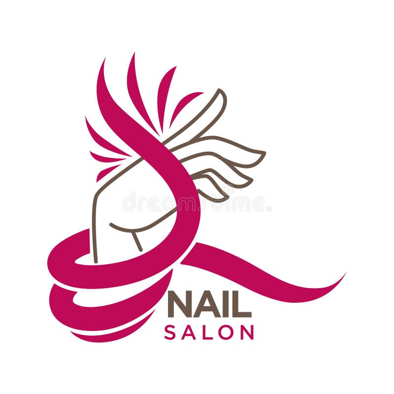 Nail studio beauty salon hand care isolated icon Stock Vector Image & Art -  Alamy