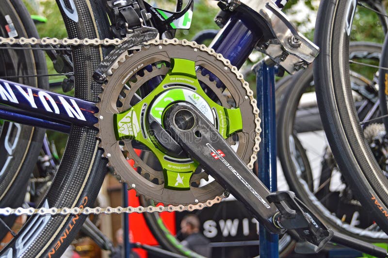 Nairo Quintana Power Meter On His Race Bike royalty free stock photo Nairo Quintana Power Meter On His Race Bike royalty free stock photo