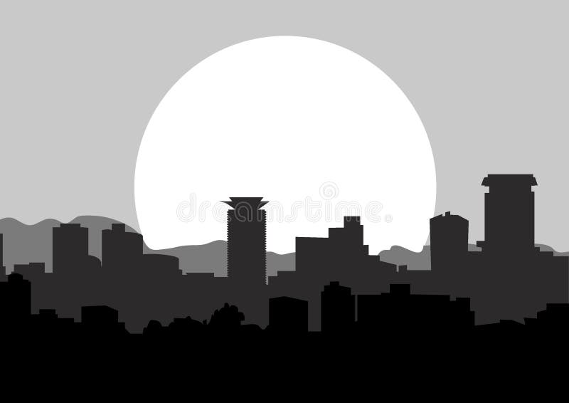 Nairobi silhouette stock vector. Illustration of icon 92907329