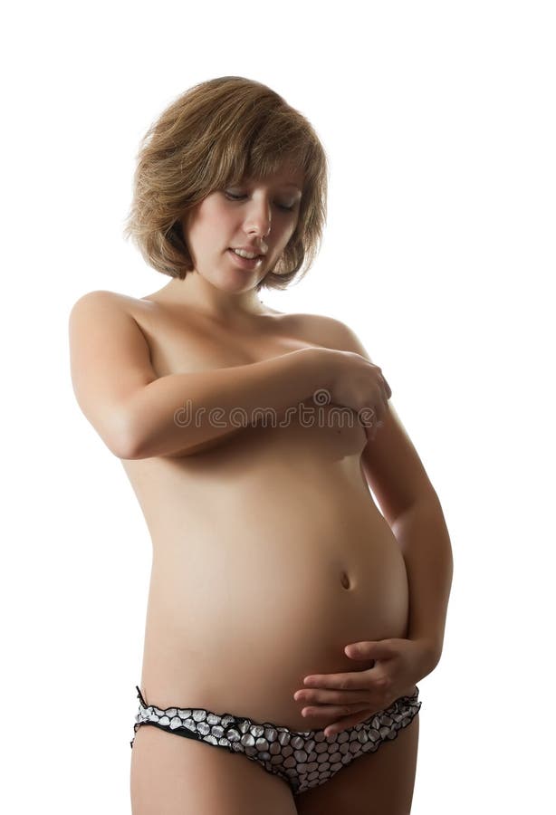 Cute Pregnant Girls Naked - Naked young pregnant woman stock photo. Image of healthy - 16118432