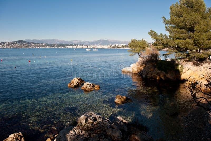 Nakrętka de Antibes - francuski Riviera obrazy stock Nakrętka de Antibes - francuski Riviera obrazy stock
