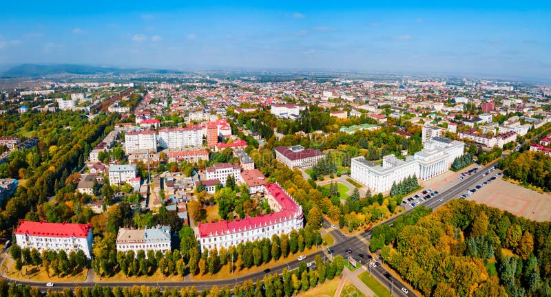 Nalchik City Aerial Panoramic View, Russia Stock Photo - Image of ...