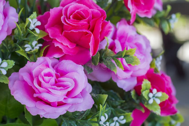 Nam het close-up rode Boeket toe royalty-vrije stock afbeeldingen