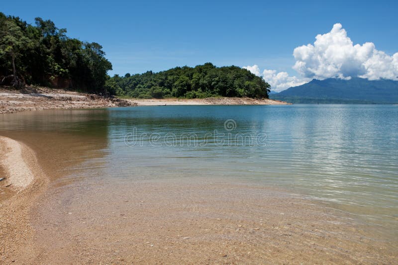 Nam Ngum reservoir in Laos