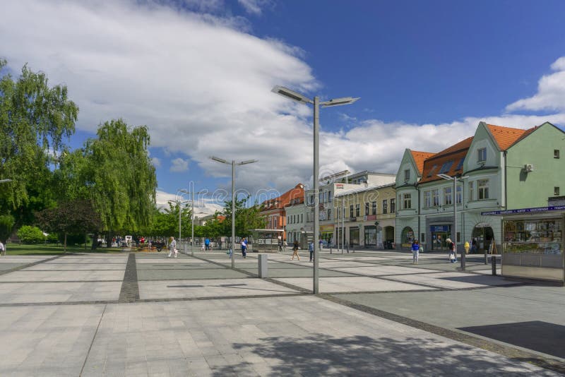 Namestie SNP square in the town of Zvolen